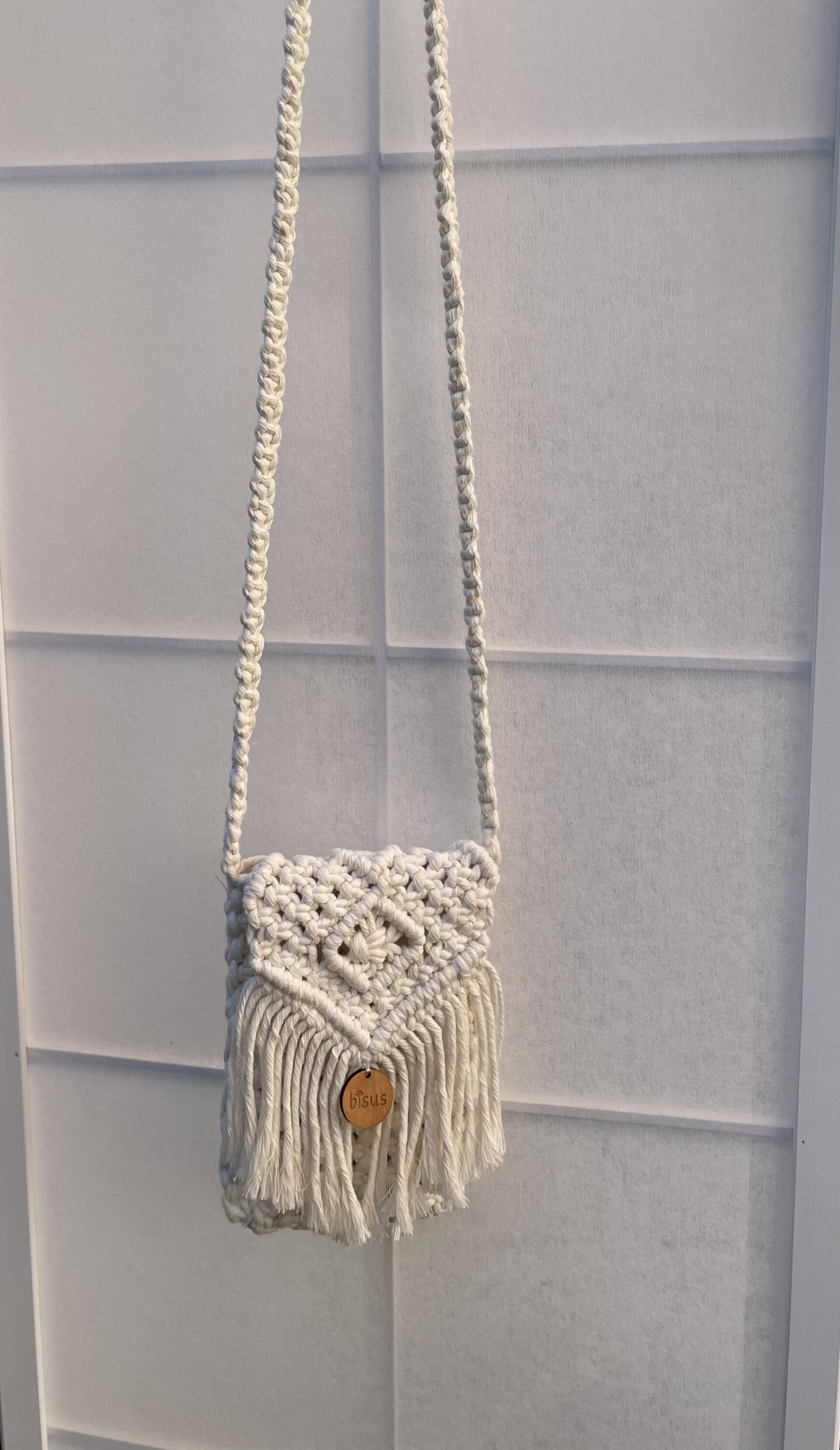 Bolso cuelgamovil macramé - 2