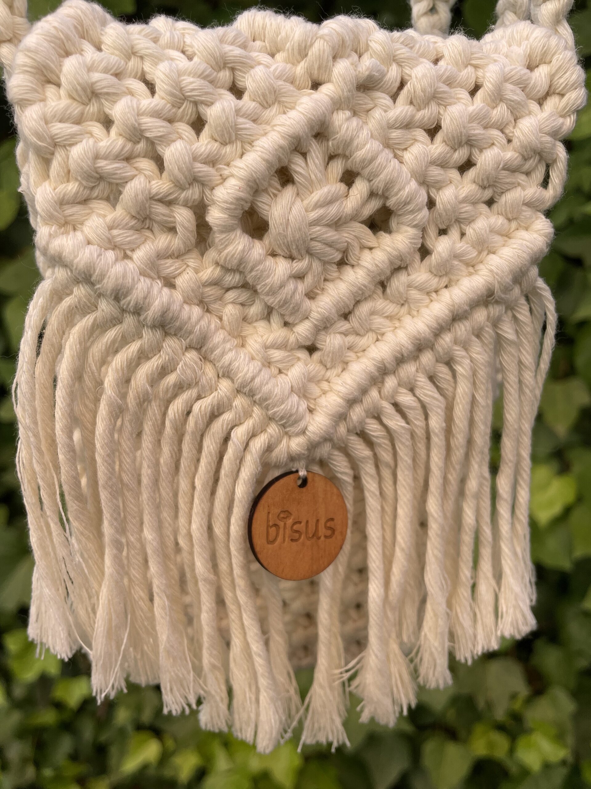 Bolso cuelgamovil macramé - 3